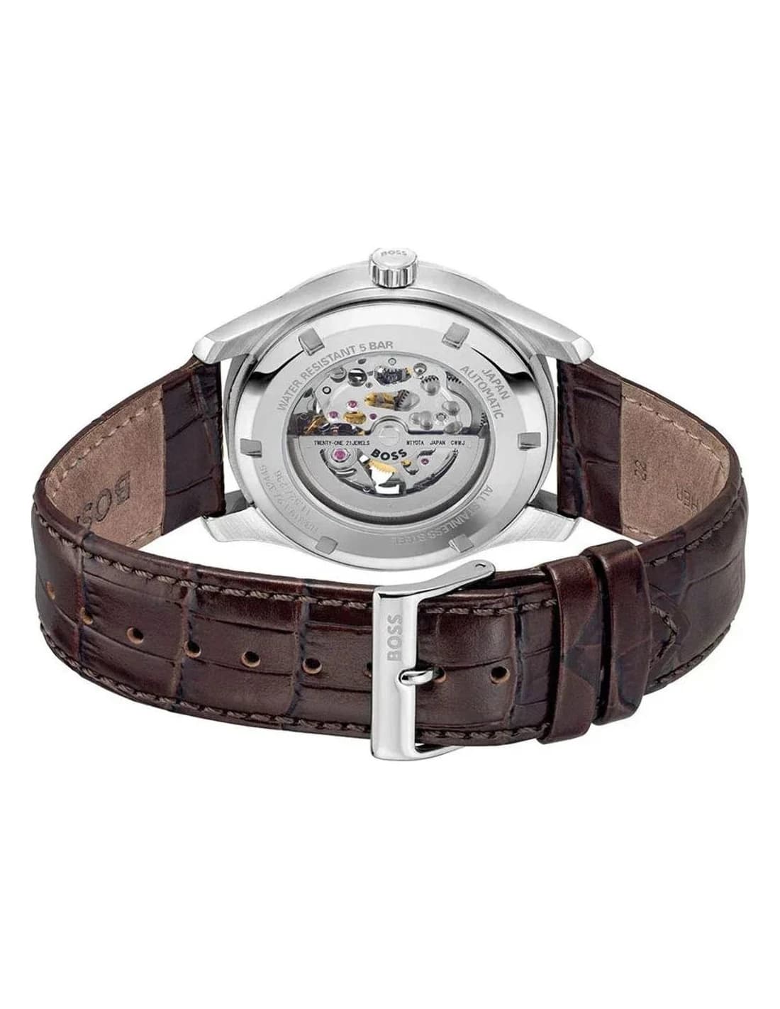 Zoom sur le cadran bleu du Hugo Boss 1514305