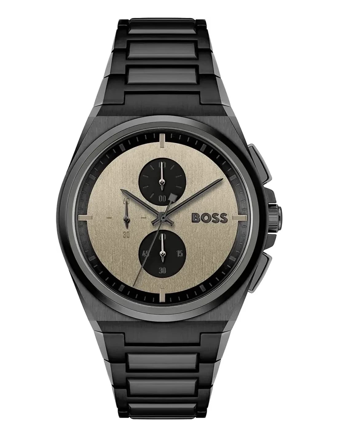 Garde-temps Hugo Boss 1514043 pour homme, cadran marron et bracelet acier