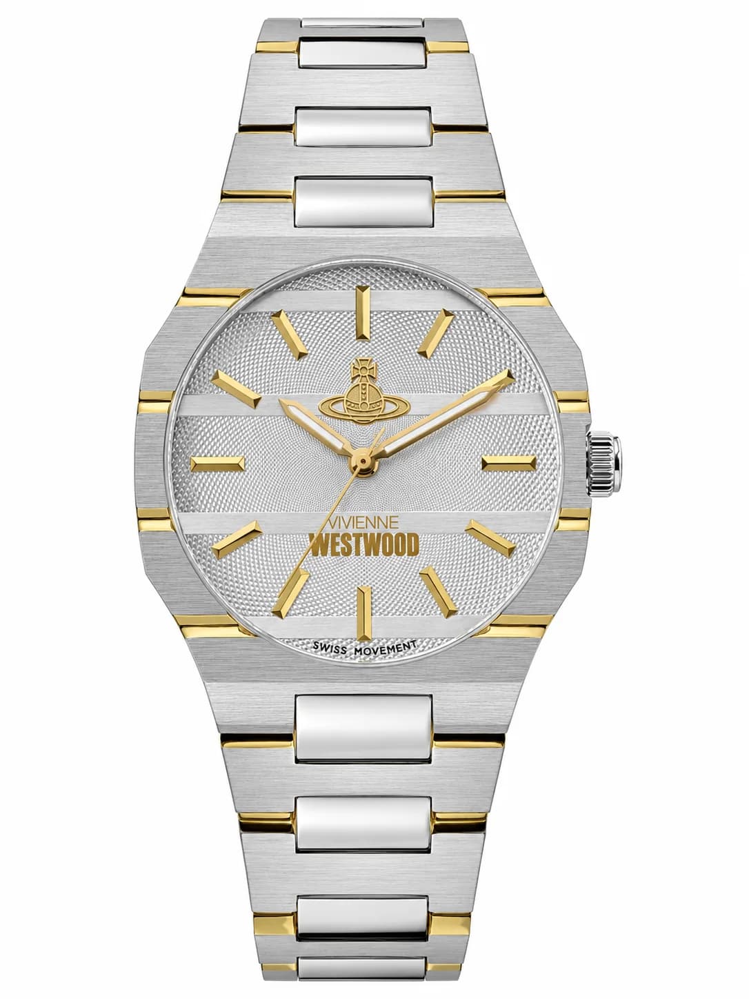 Montre Unisexe Vivienne Westwood Bank VV294LCGSG cadran argent bracelet acier