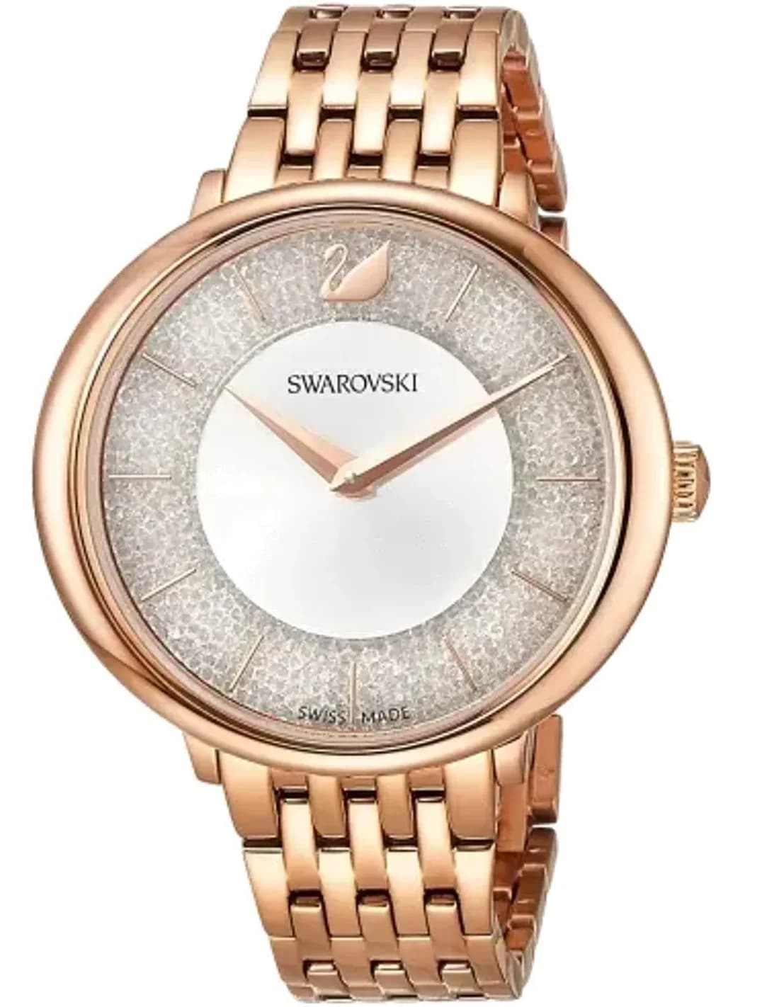 Montre Femme Swarovski Crystalline 5544590 en Acier Plaqué Or Rose
