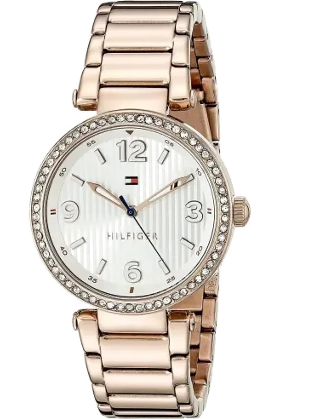 Montre Femme Tommy Hilfiger 1781590 en Acier Or Rose - Cadran Blanc 32mm