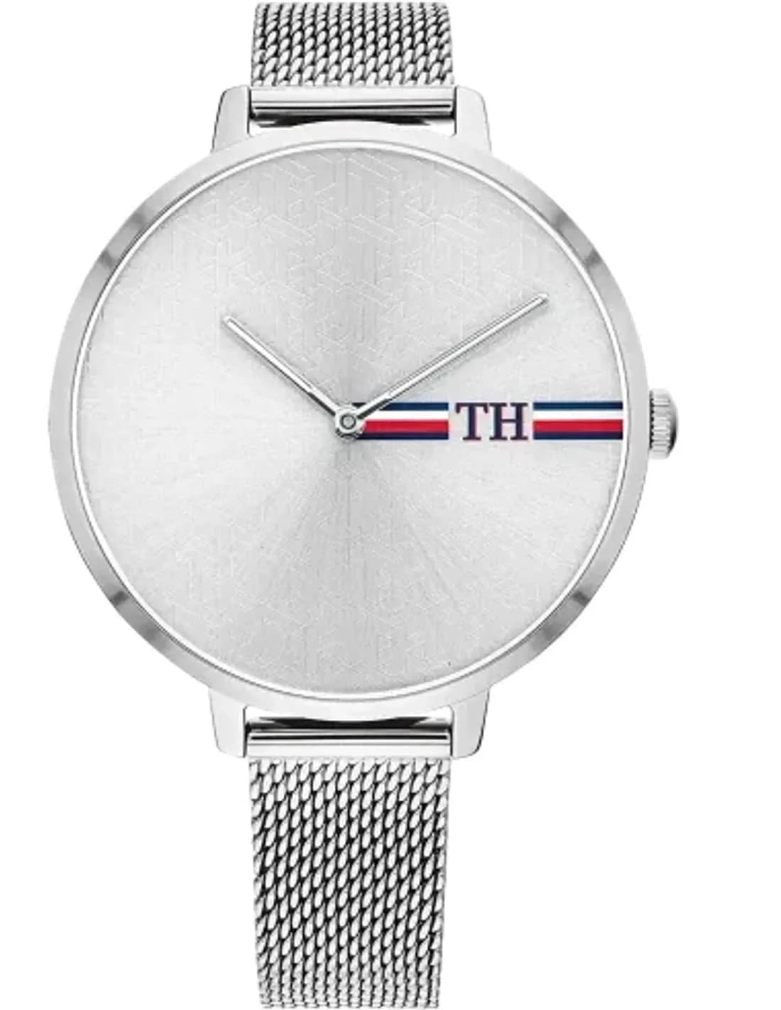 Montre Tommy Hilfiger Alexa 1782157 pour Femme, Cadran et maille milanaise Argent