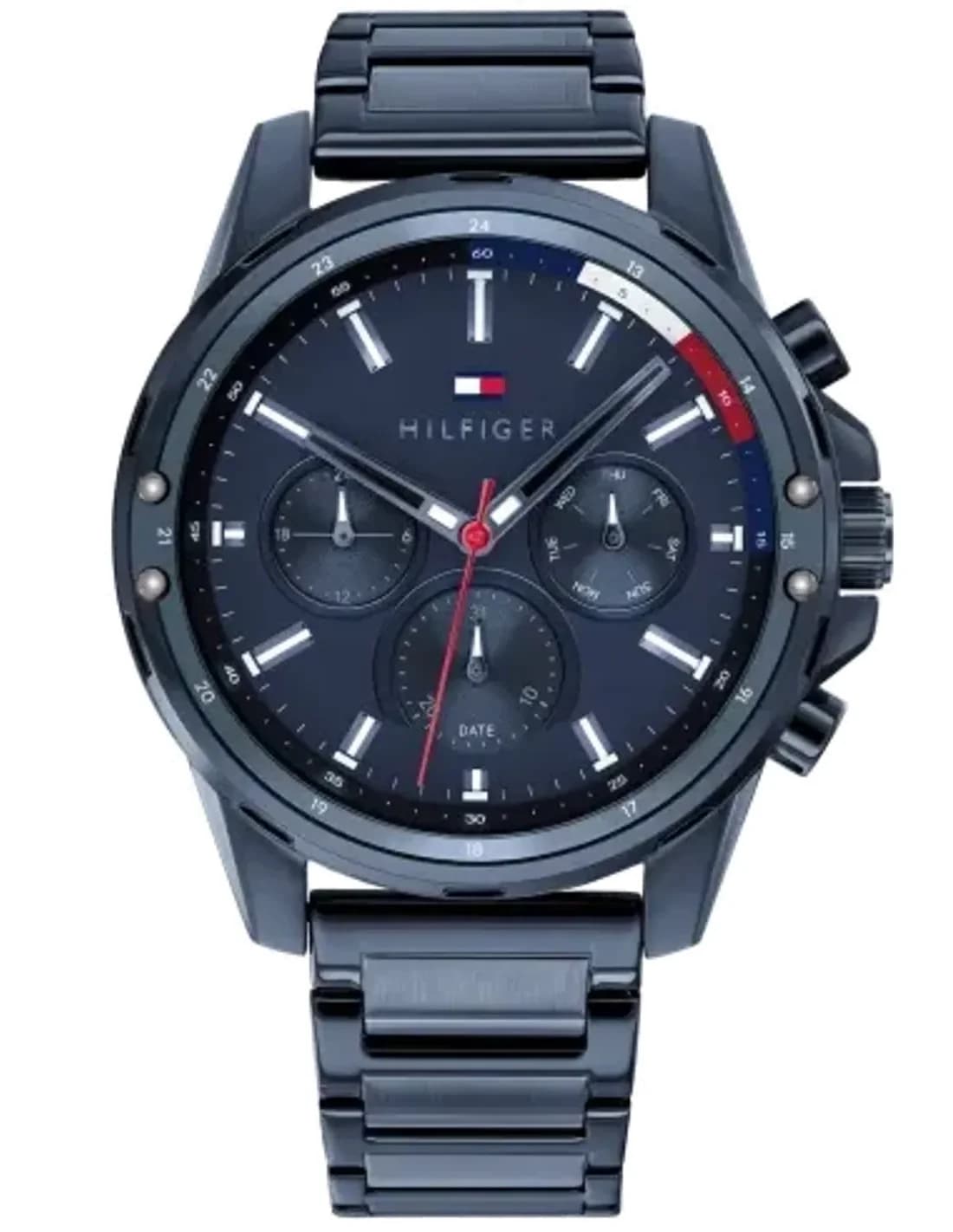 Montre Homme Tommy Hilfiger 1791789 Mason Chronographe Acier Cadran Bleu