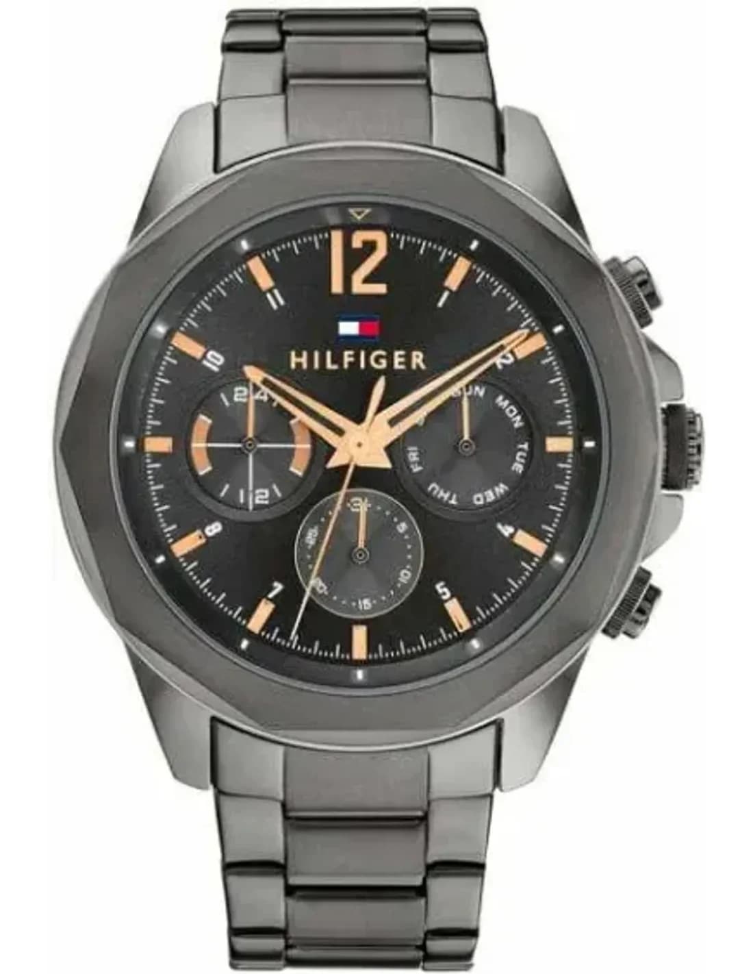 Montre Homme Tommy Hilfiger Lars 1792061 en acier gris