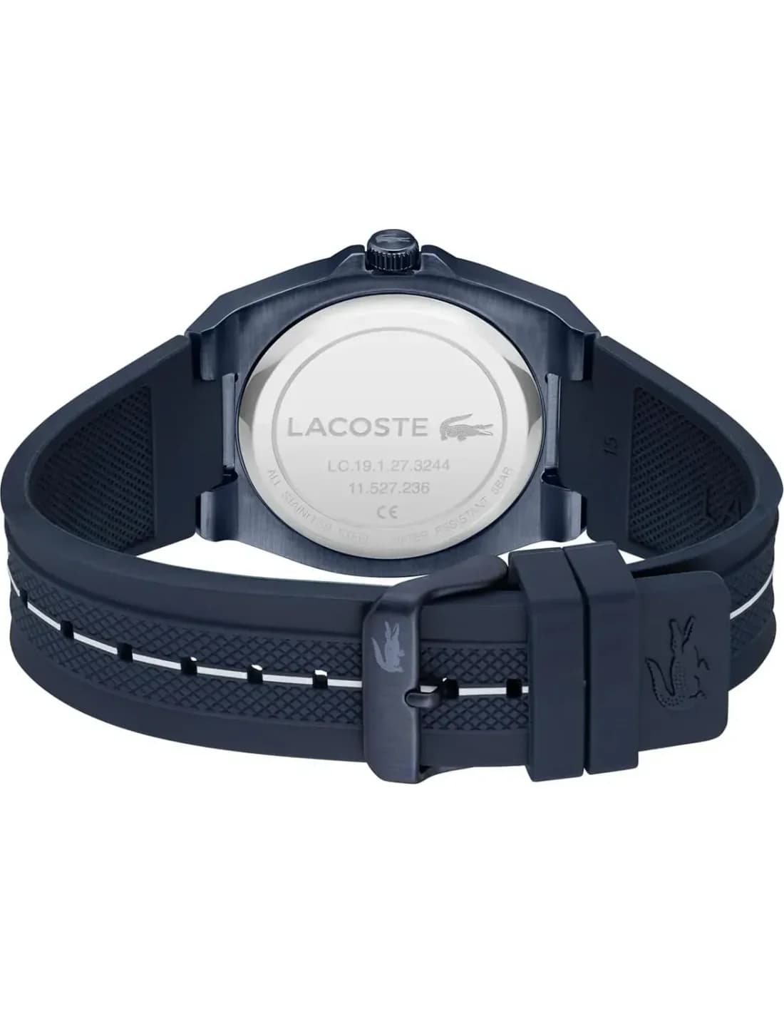 Zoom sur le cadran bleu du Lacoste 2011334