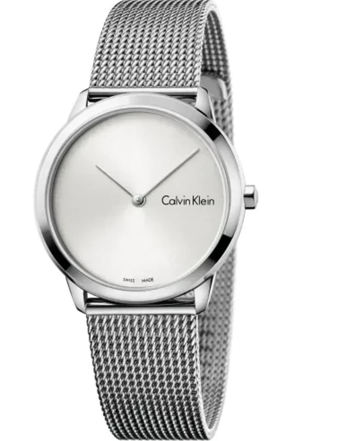 Montre Calvin Klein K3M221Y6 en Acier Inoxydable et Maille Milanaise
