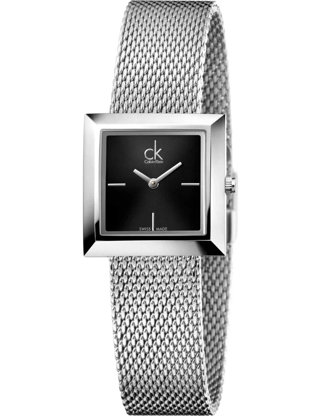 Montre Femme Calvin Klein K3R23121 maille milanaise Argentée Swiss Made