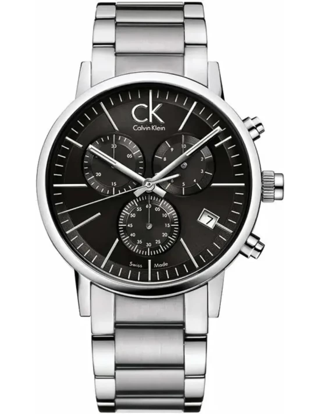 Montre Calvin Klein CK Chrono Post-minimal K7627161 cadran noir