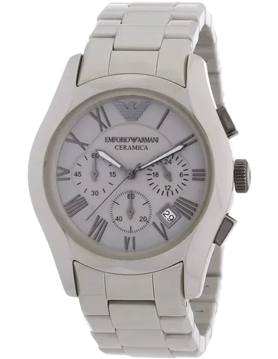 Montre Emporio Armani AR1459 en Céramique Noire Chronographe