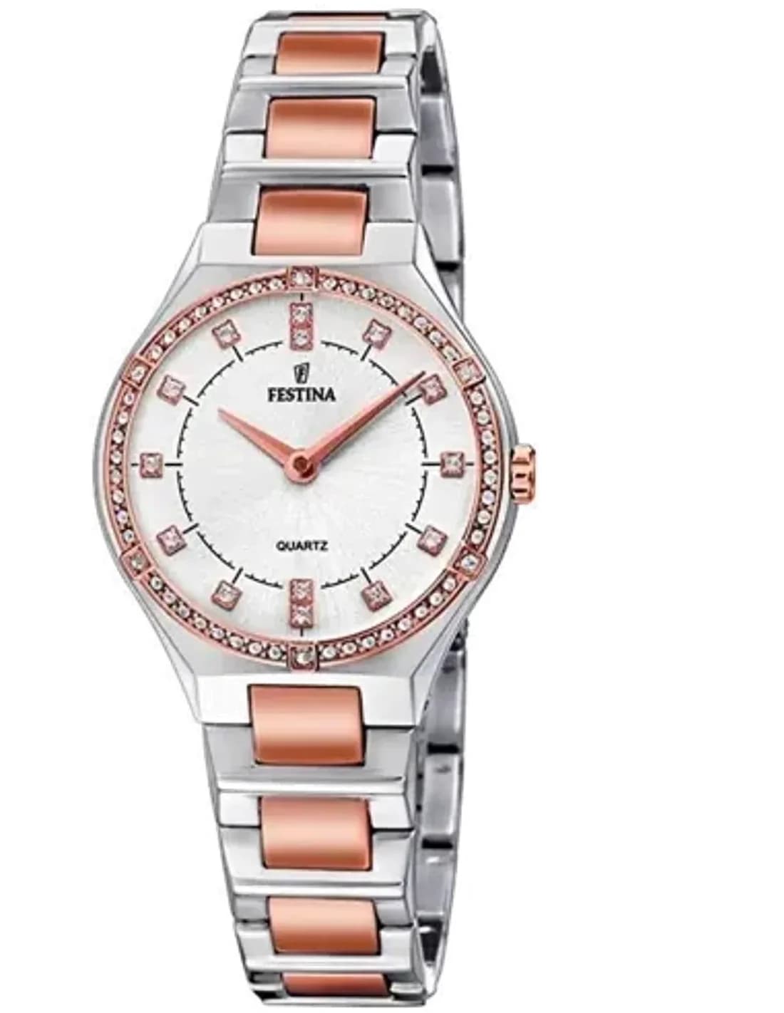 Montre Festina F20226/3 Slim en Acier avec Bracelet Maille Milanaise