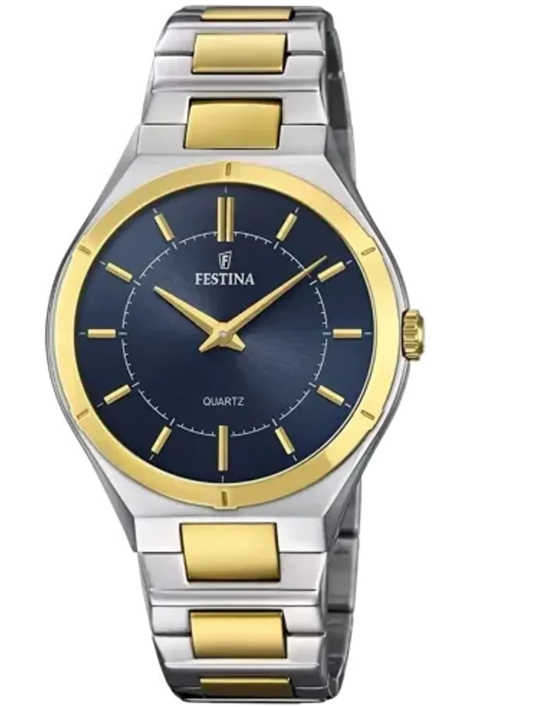 Montre Festina F20245/3 avec Bracelet en Cuir Noir et Boîtier Acier