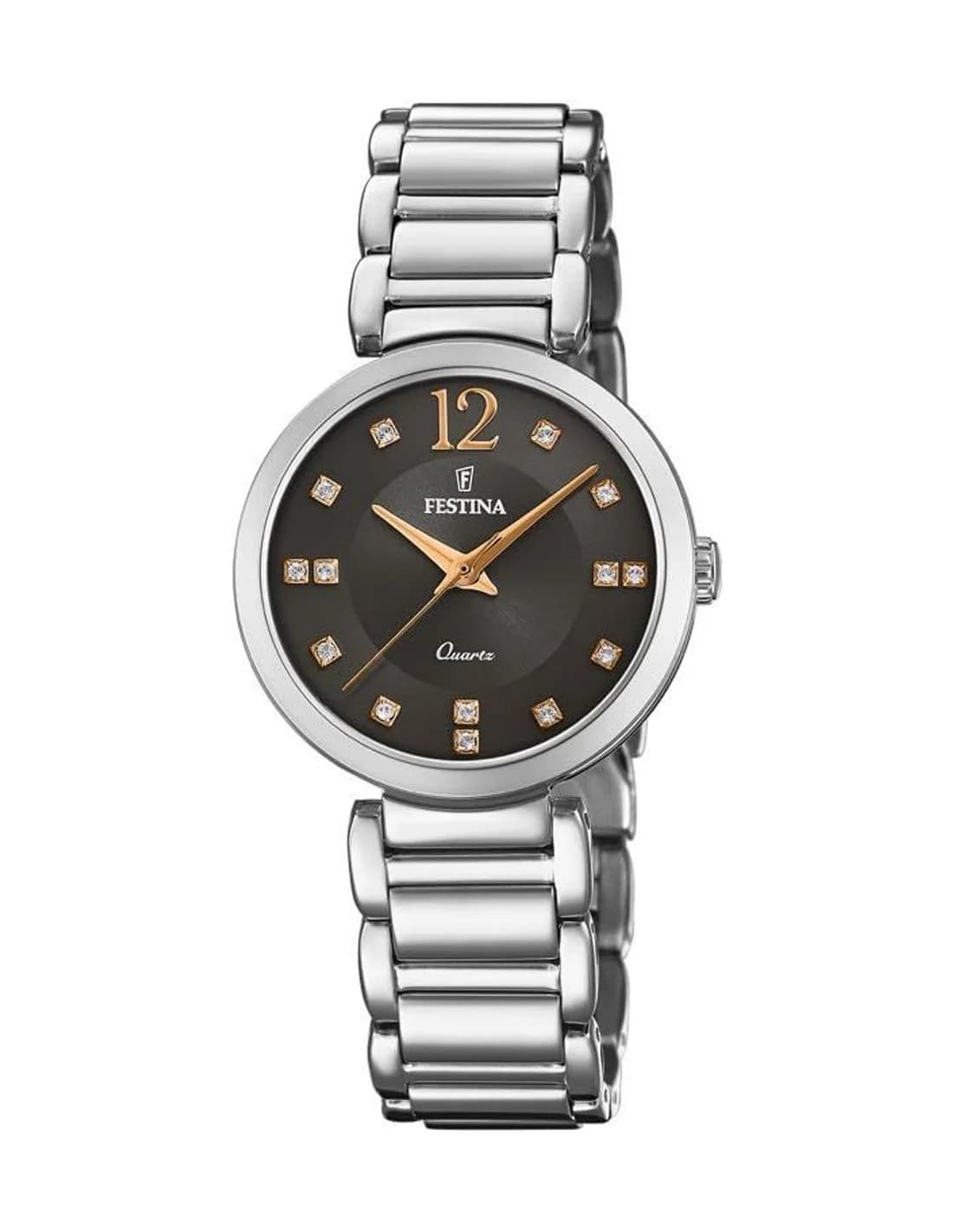 Montre Festina F20212/4 Mademoiselle Argentée en Acier Poli