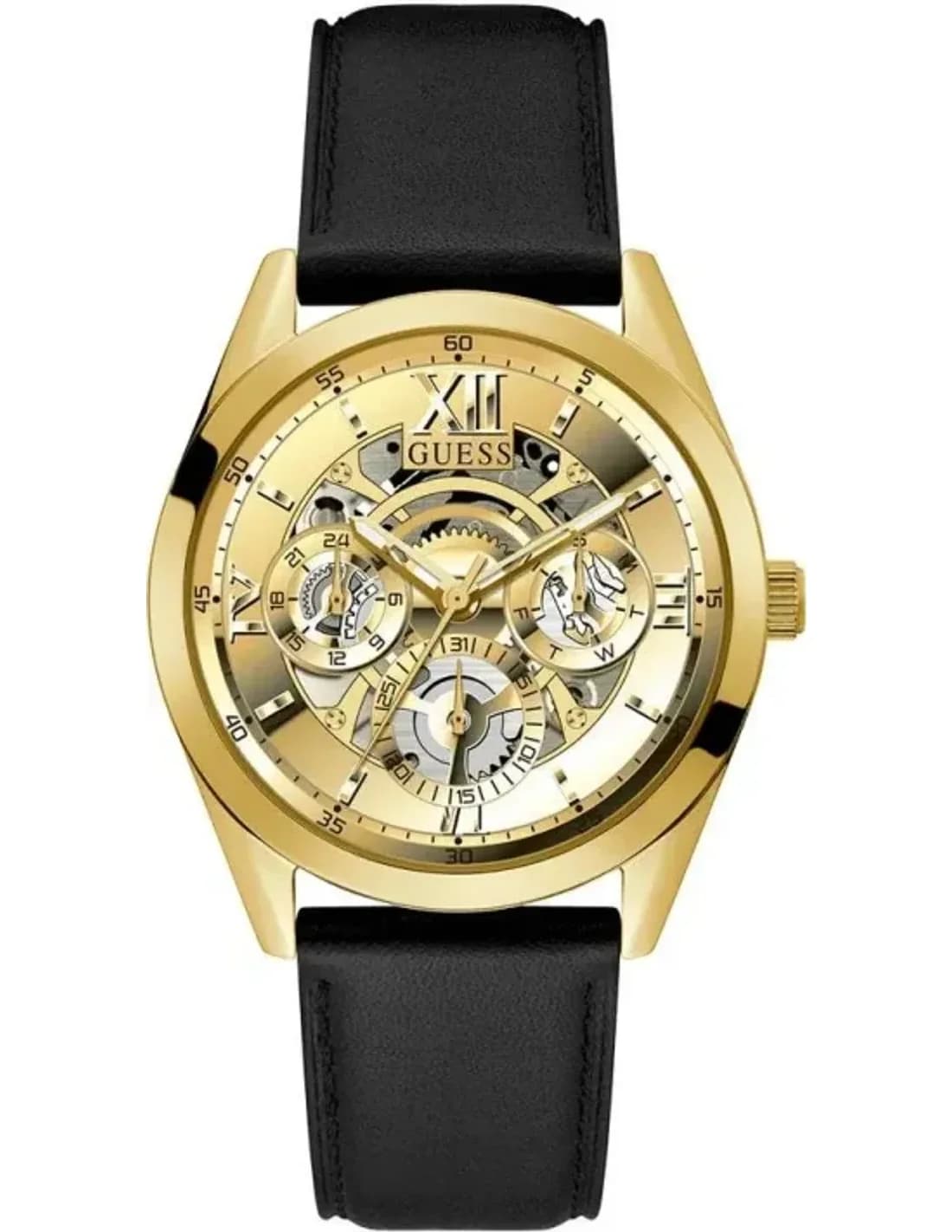 Montre Homme Guess Tailor GW0389G2 cadran doré multifonction