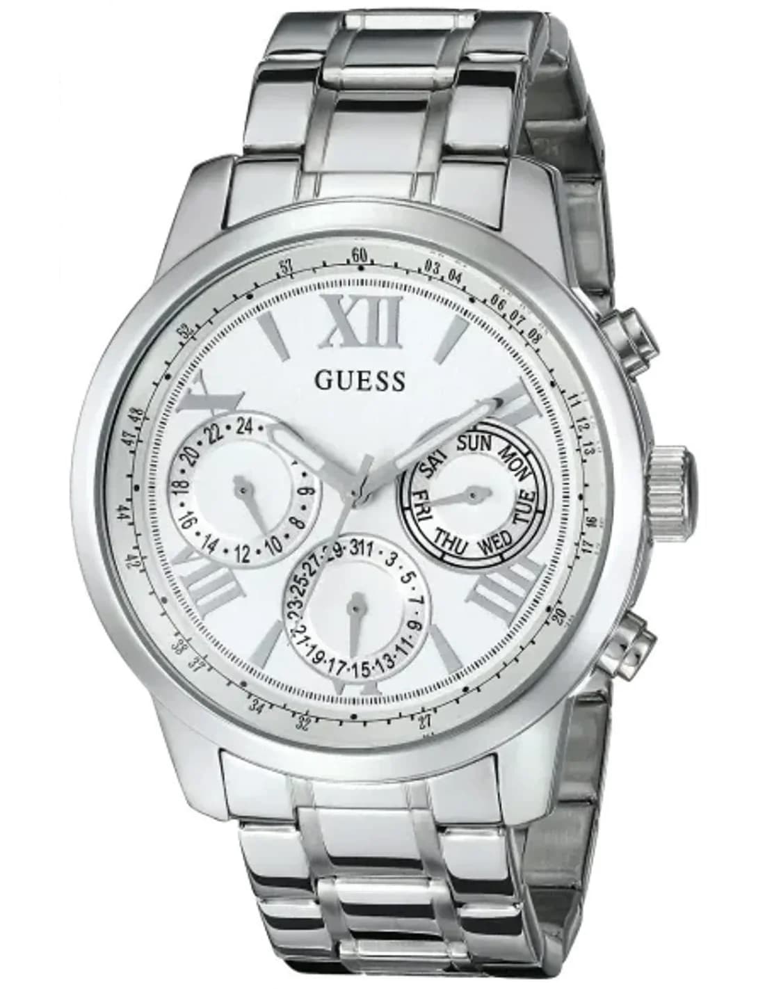 Montre Guess W0330L3 Sporty Argentée en Acier