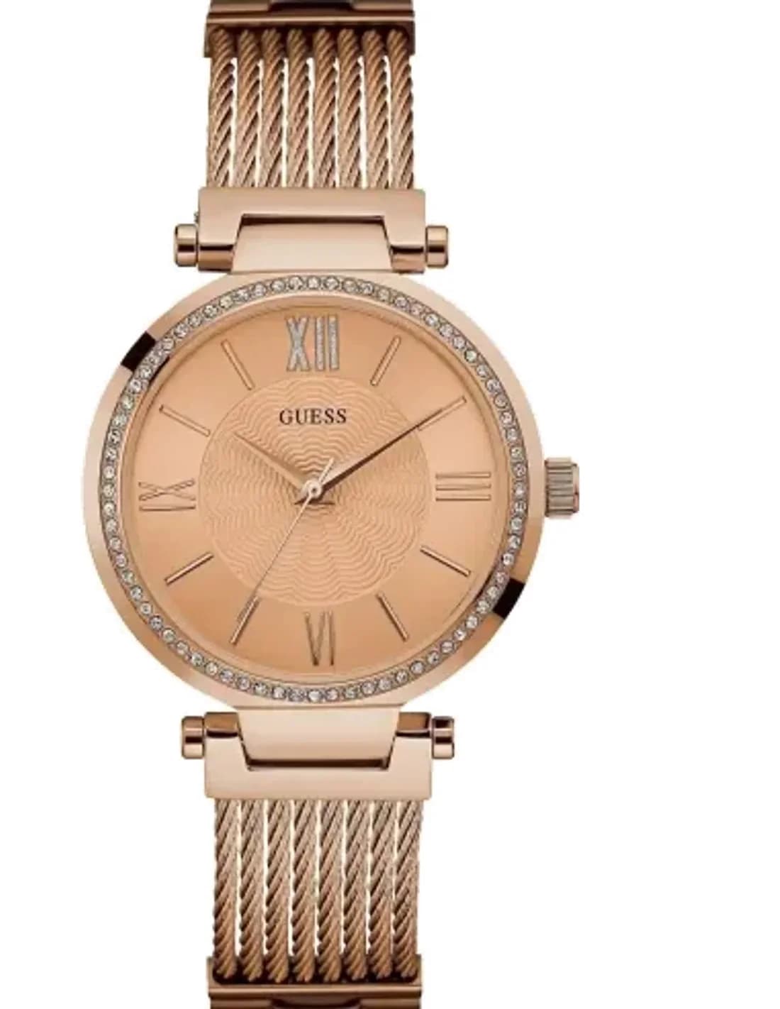 Montre Guess W0638L4 Soho en métal or rose