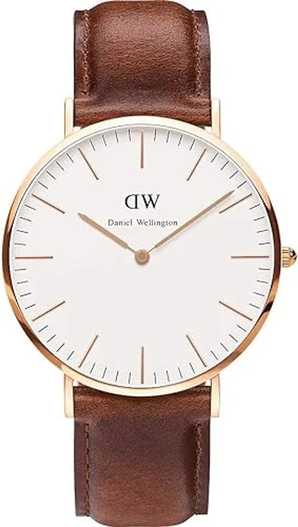 Montre Daniel Wellington DW00100006 Classic St Mawes avec Bracelet en Cuir Marron