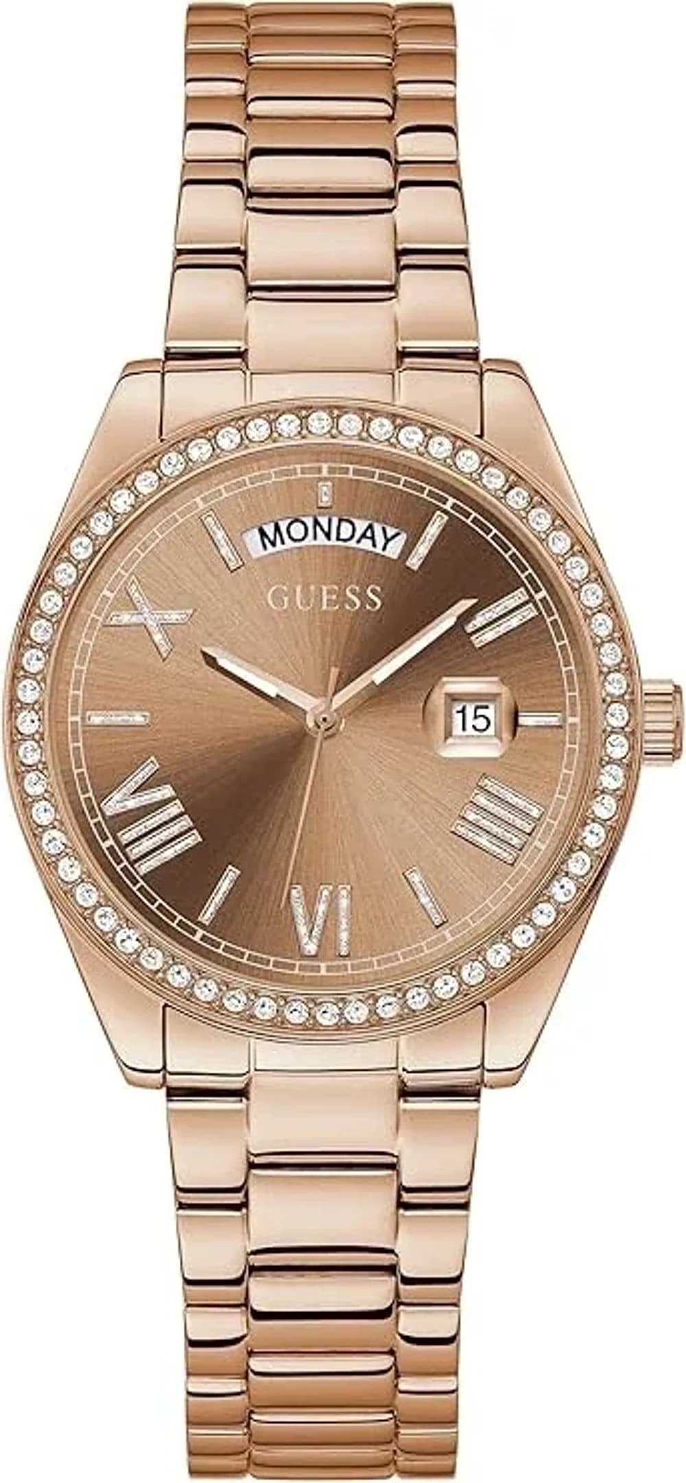 Montre Femme Guess Luna GW0307L3 cadran rose bracelet acier