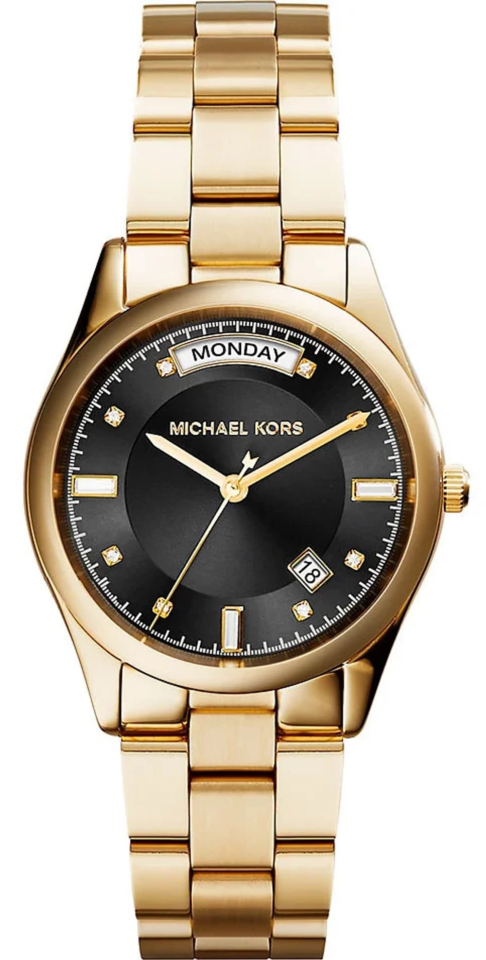 Montre Femme Michael Kors MK6070 Colette Cadran Noir Date et Jour