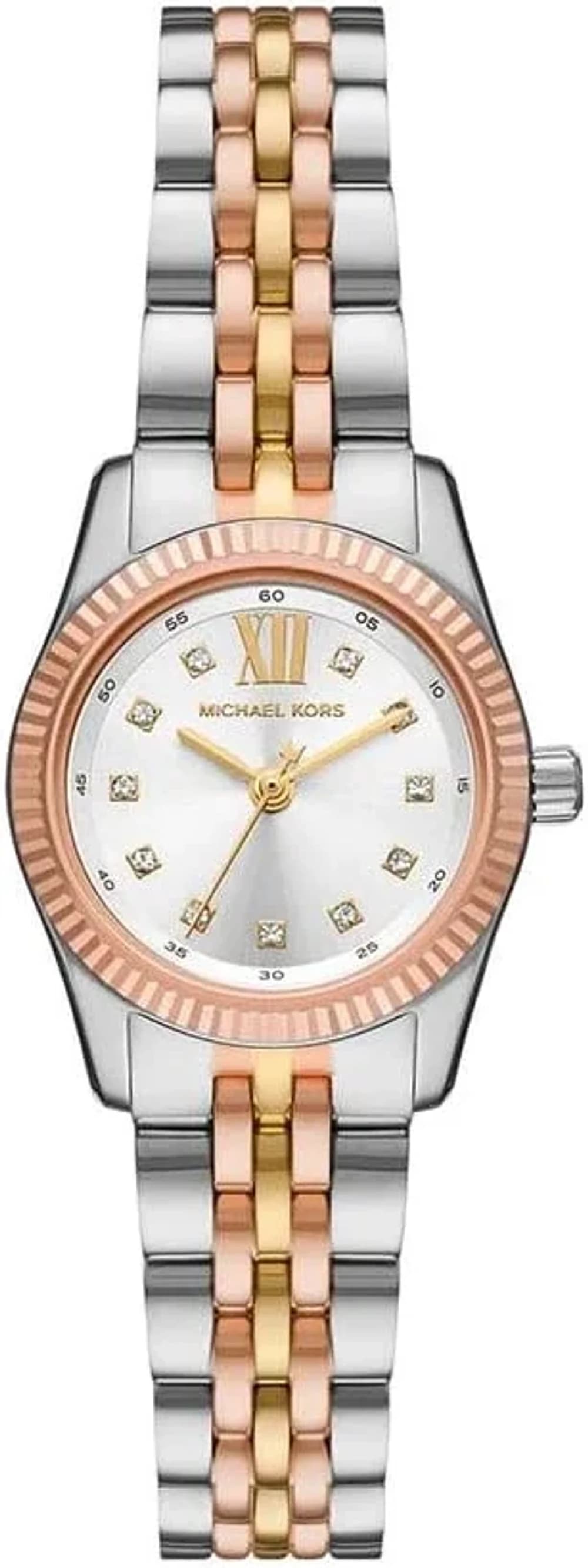 Montre Michael Kors Lexington MK4987 tricolore en acier