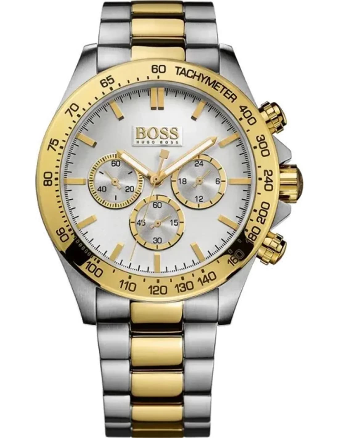 Montre Hugo Boss 1512960 Chronomètre en Acier Inoxydable Bicolore