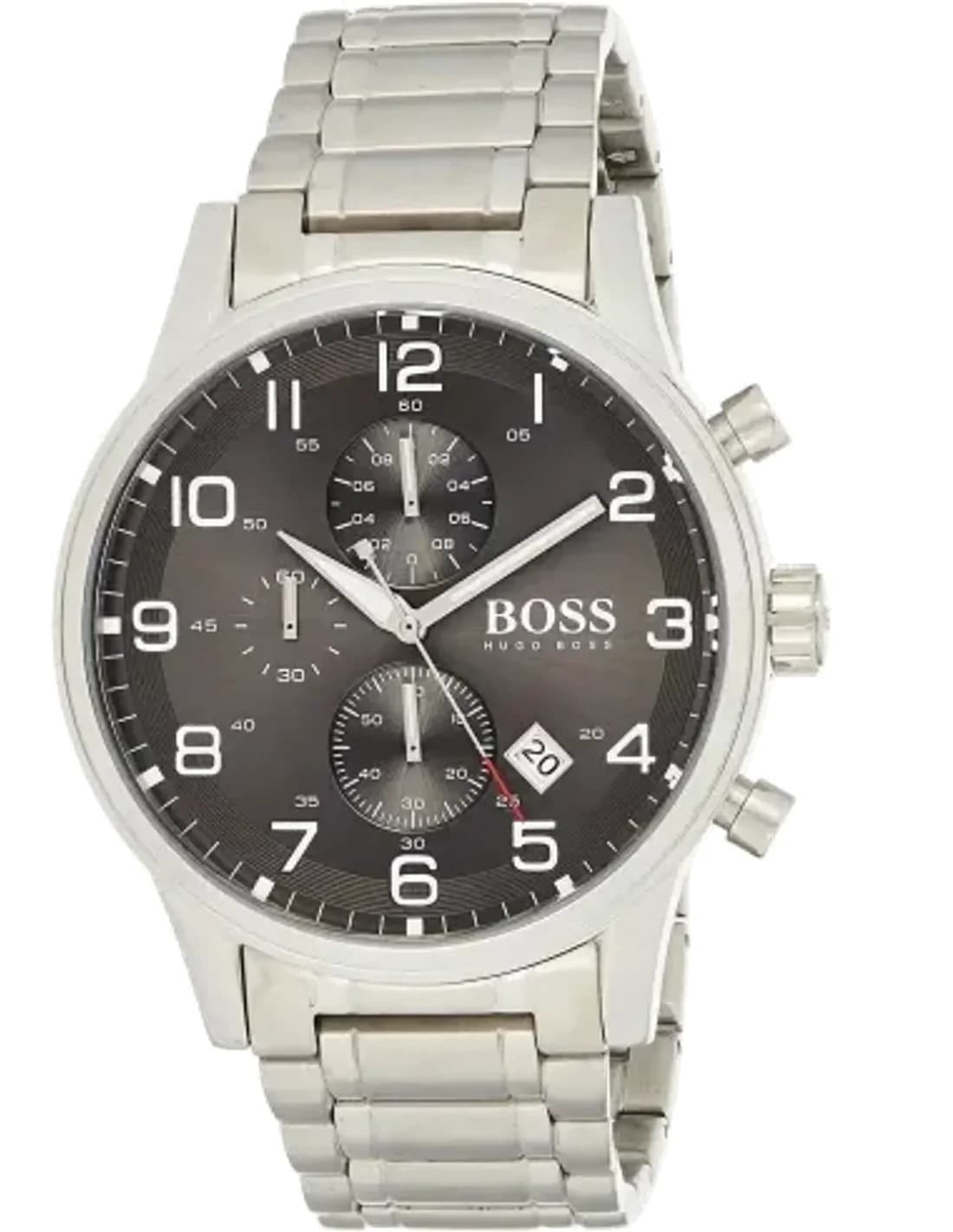 Montre Homme Hugo Boss 1513181 Bracelet en Acier Inoxydable Argenté
