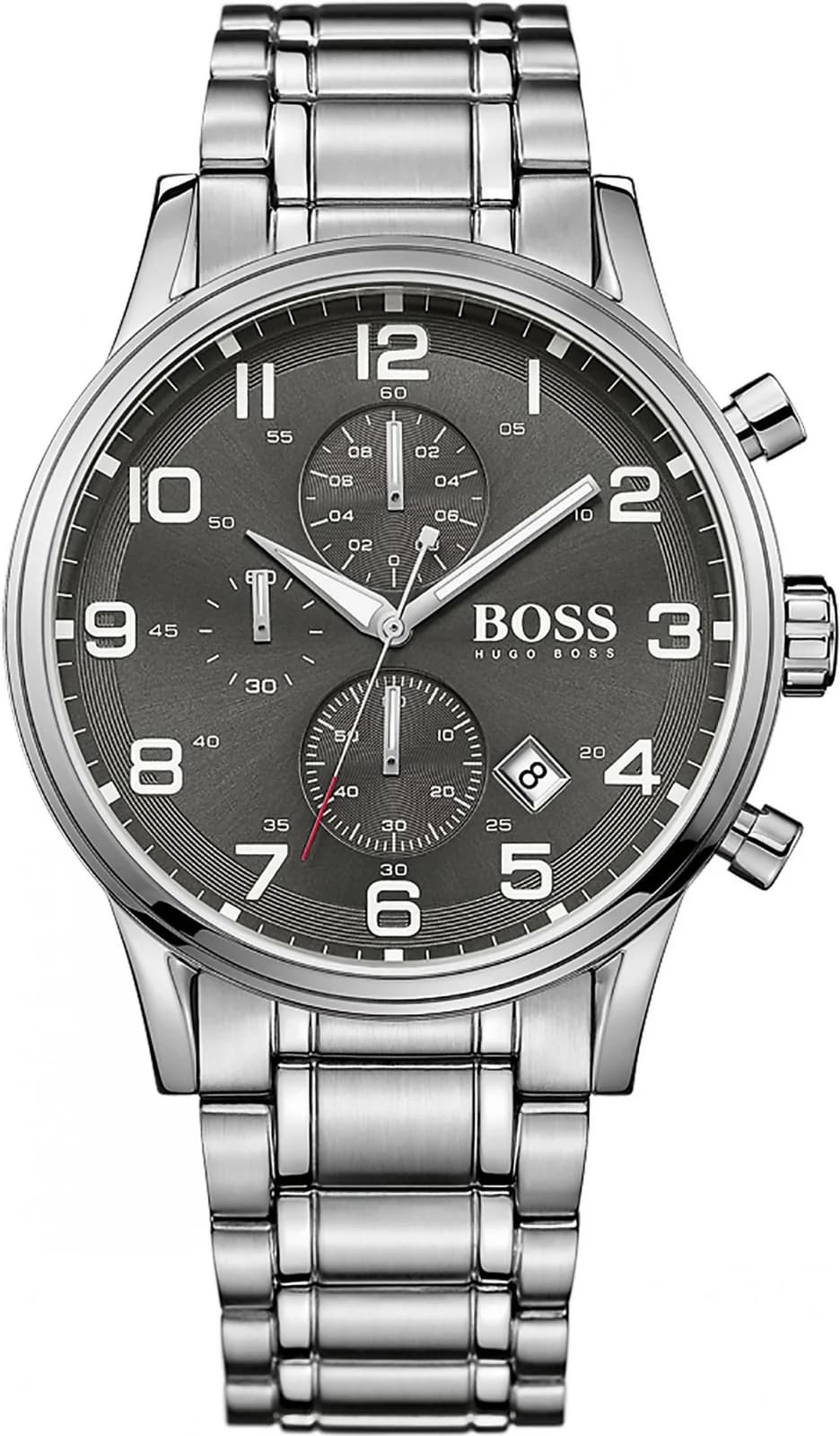 Montre Homme Hugo Boss 1513181 Acier Inoxydable Argent Cadran Gris