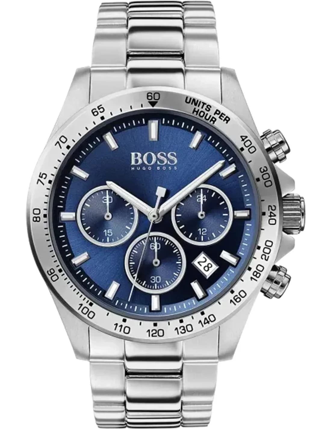 Montre Hugo Boss 1513755 Chronomètre Sport à Cadran Bleu