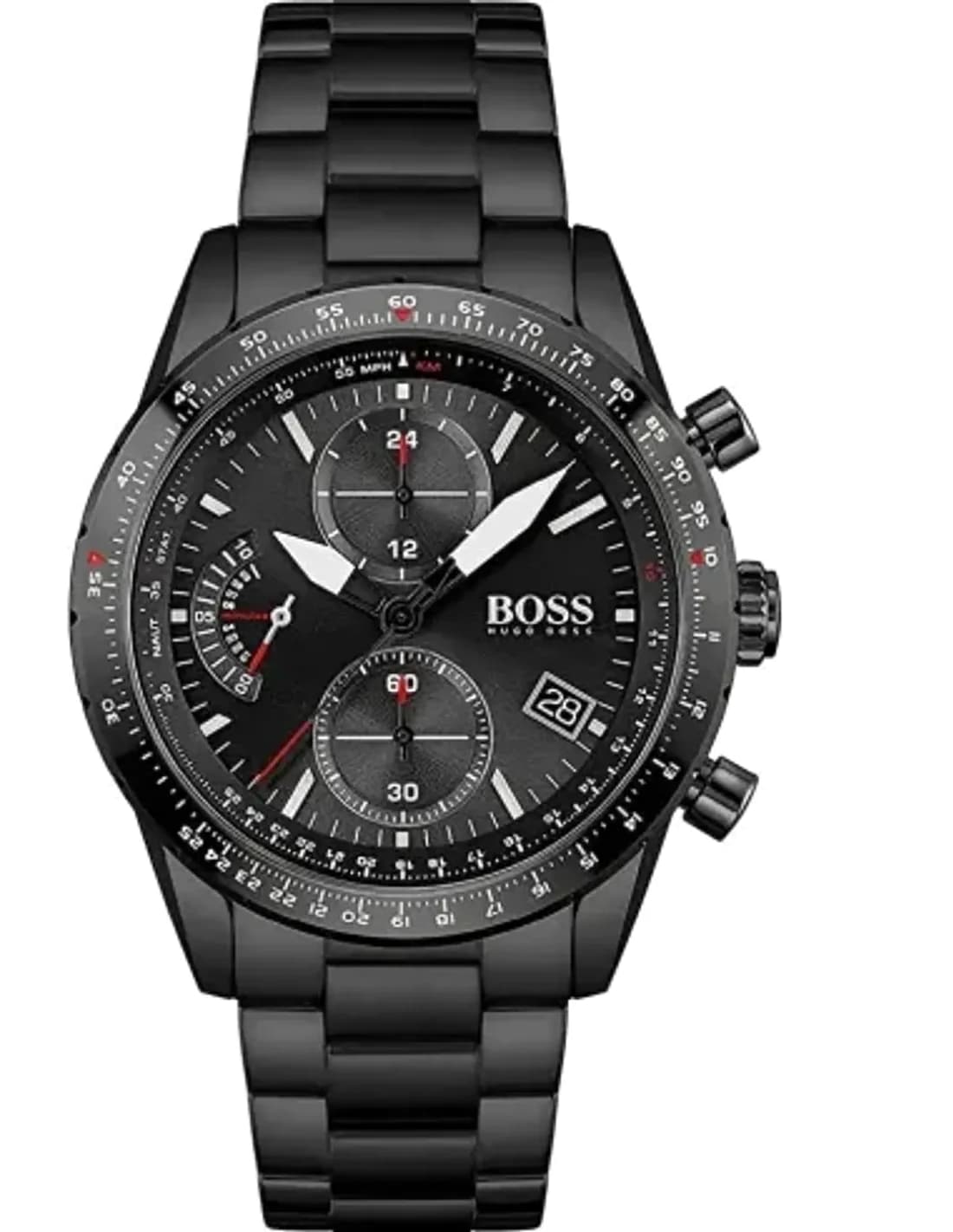 Montre Homme Hugo Boss Pilot Edition 1513854 chronographe noir