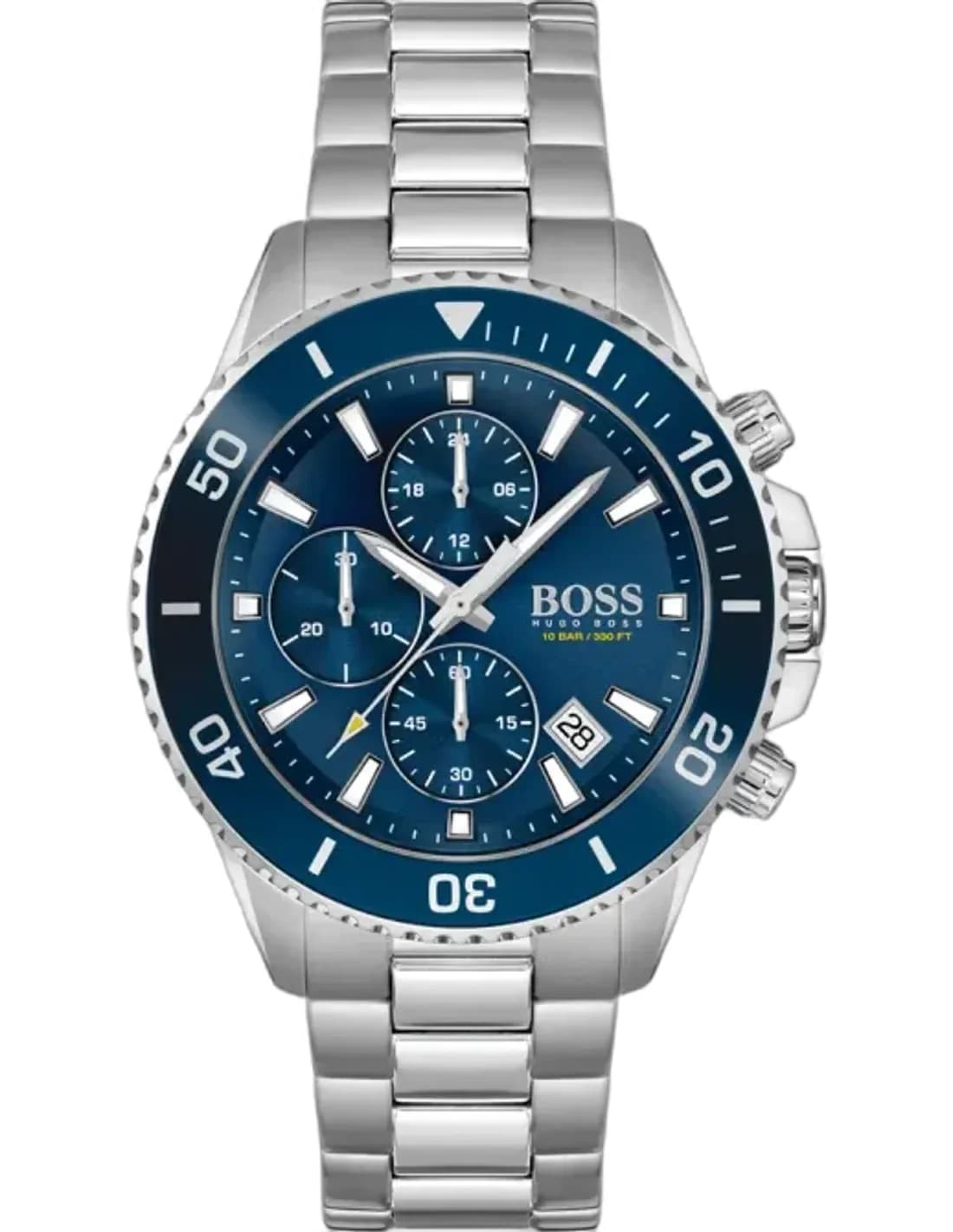 Montre Homme Hugo Boss Admiral 1513907 chronographe cadran bleu