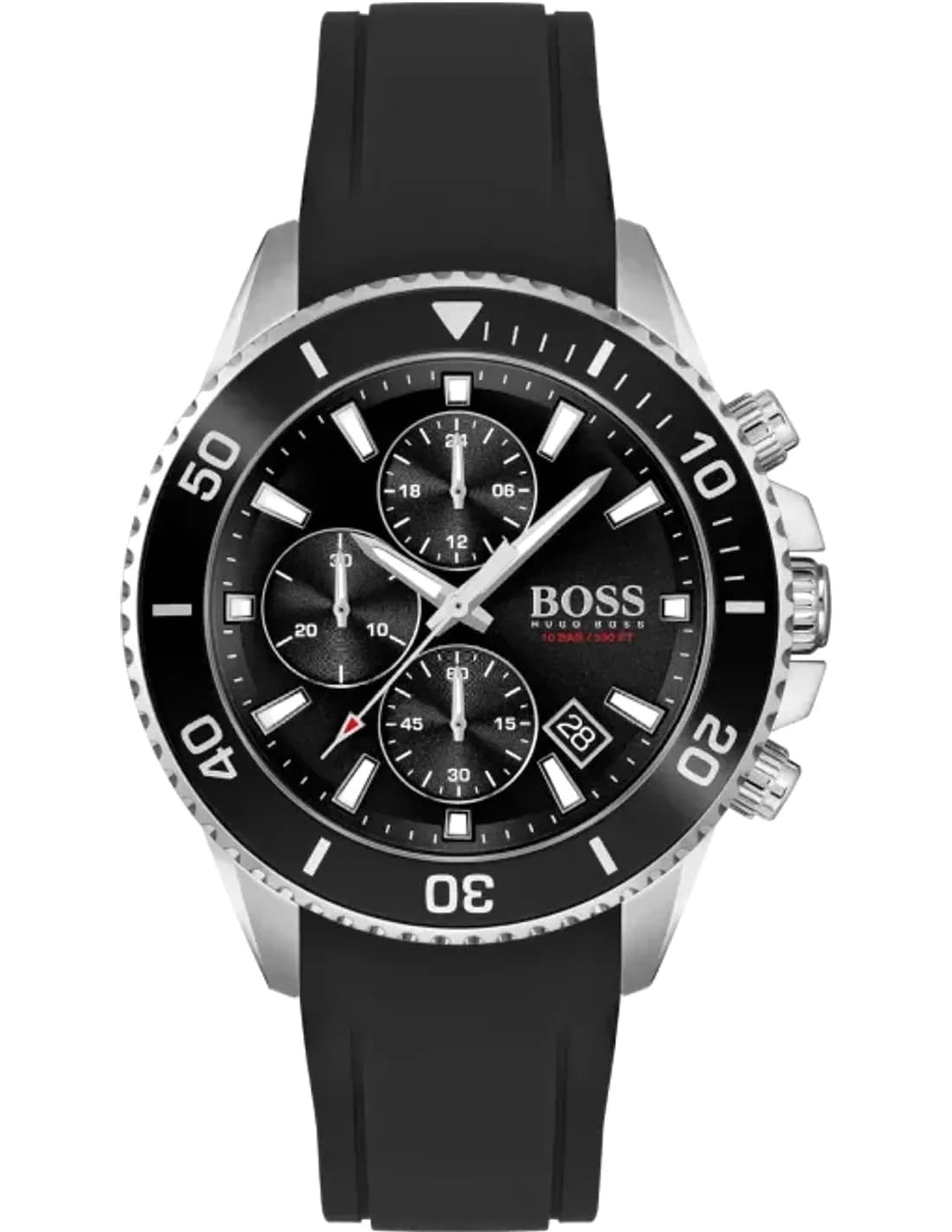 Montre Hugo Boss 1513912 Admiral Chronographe Noir Silicone
