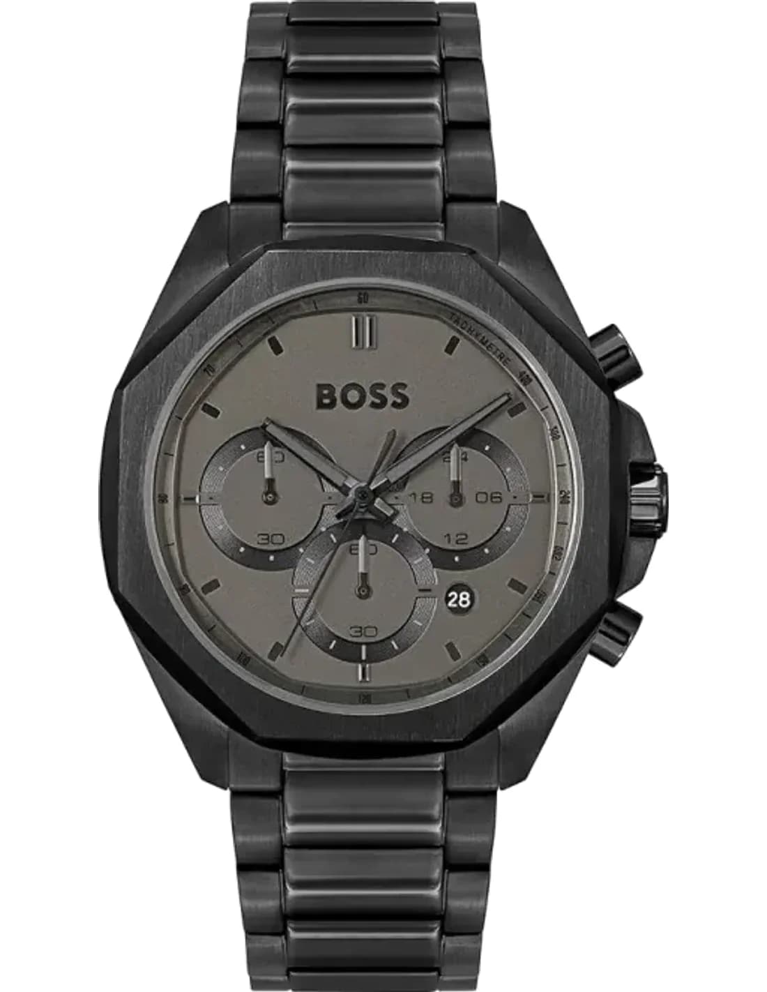 Montre Hugo Boss Cloud Black 1514016 cadran noir bracelet acier