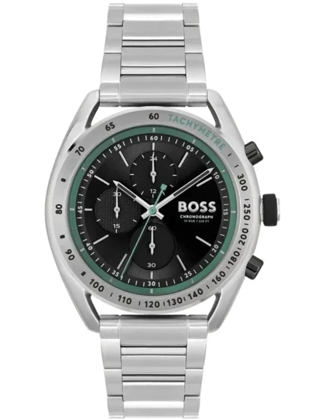Montre Hugo Boss 1514023 Center Court Acier et Cadran Noir