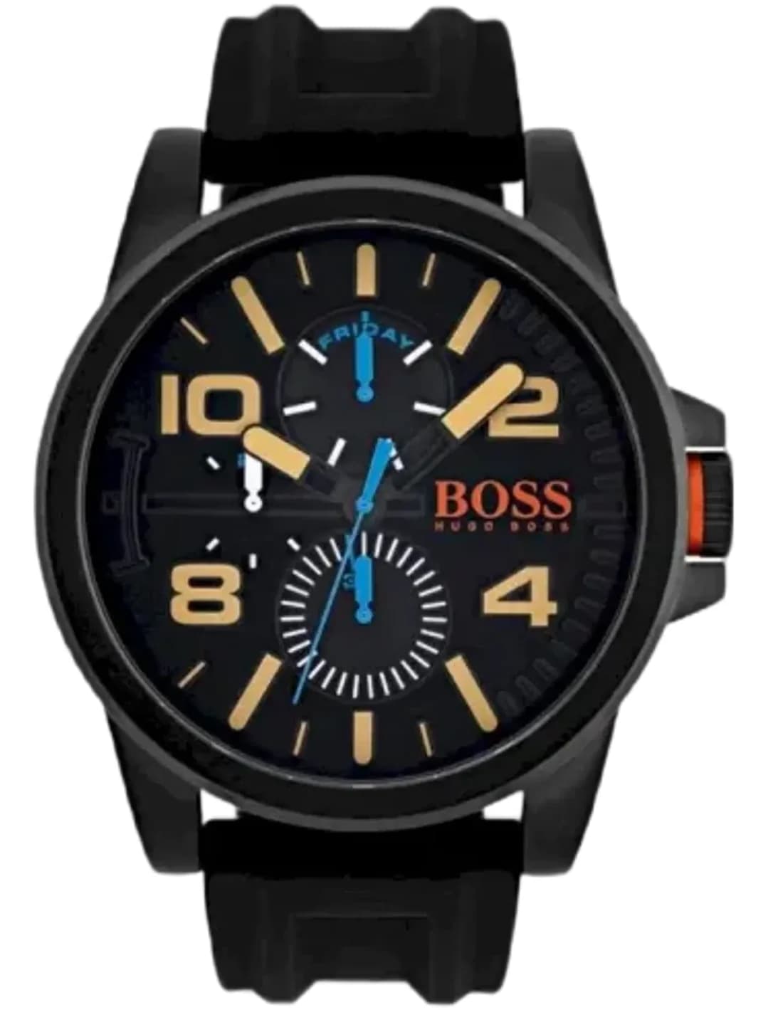 Montre Homme Hugo Boss Boss Orange Detroit 1550011 en silicone noir