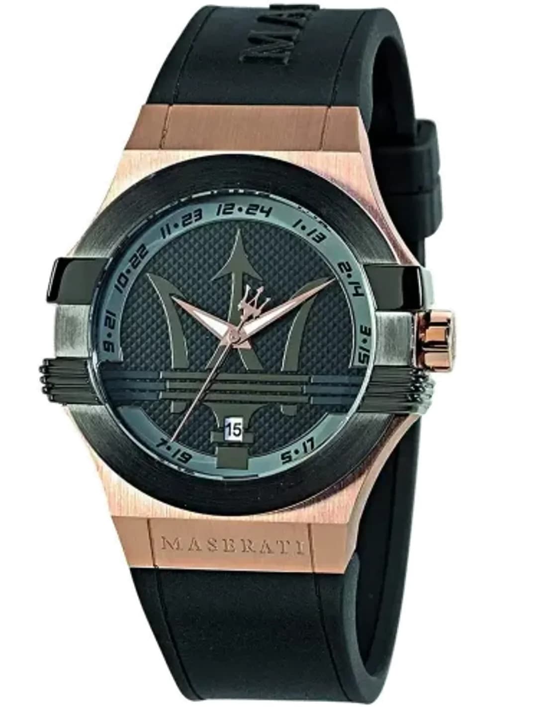 Montre Homme Maserati Potenza R8851108002 Bracelet en silicone noir