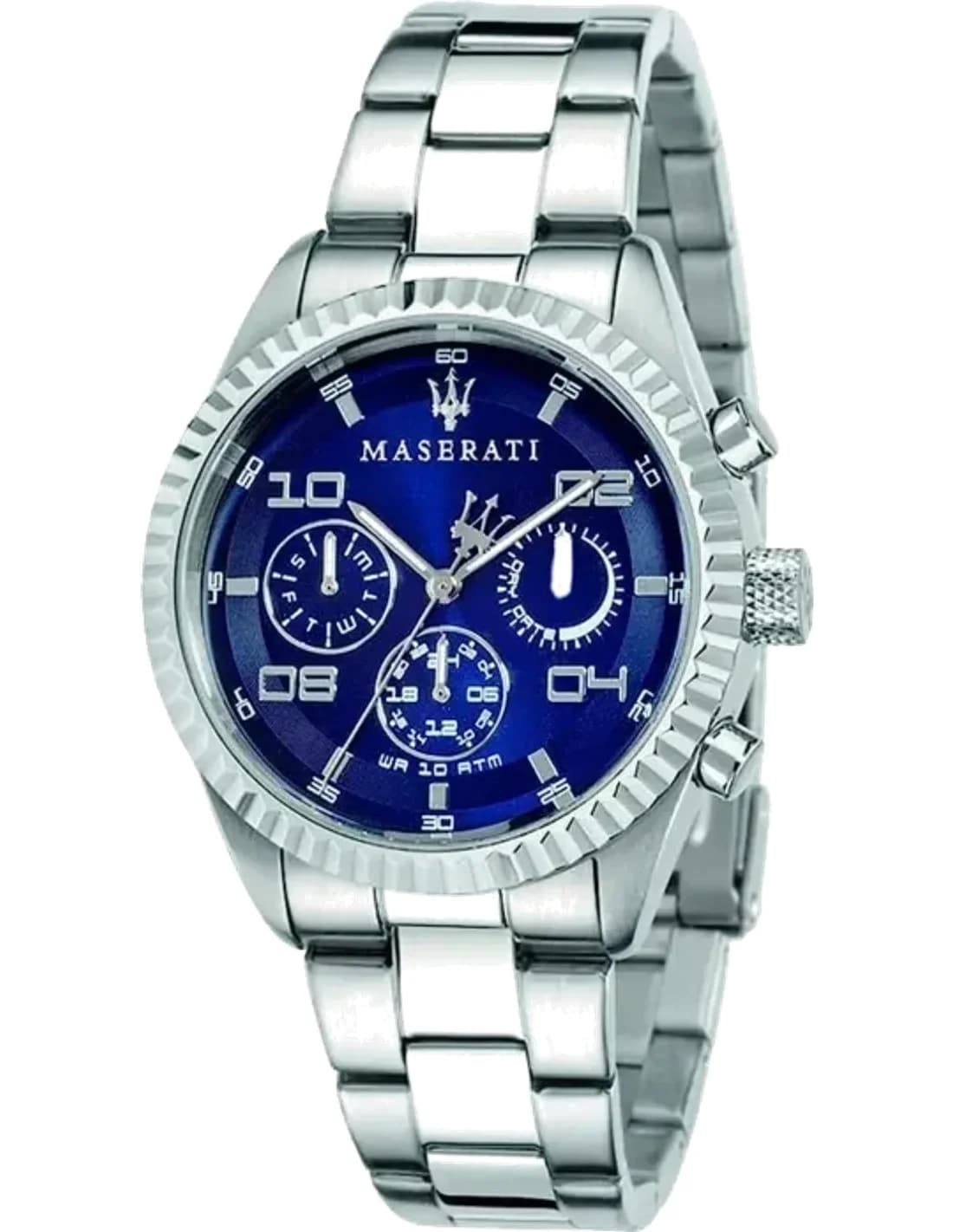 Montre Maserati R8853100011 Competizione en Acier avec Cadran Bleu