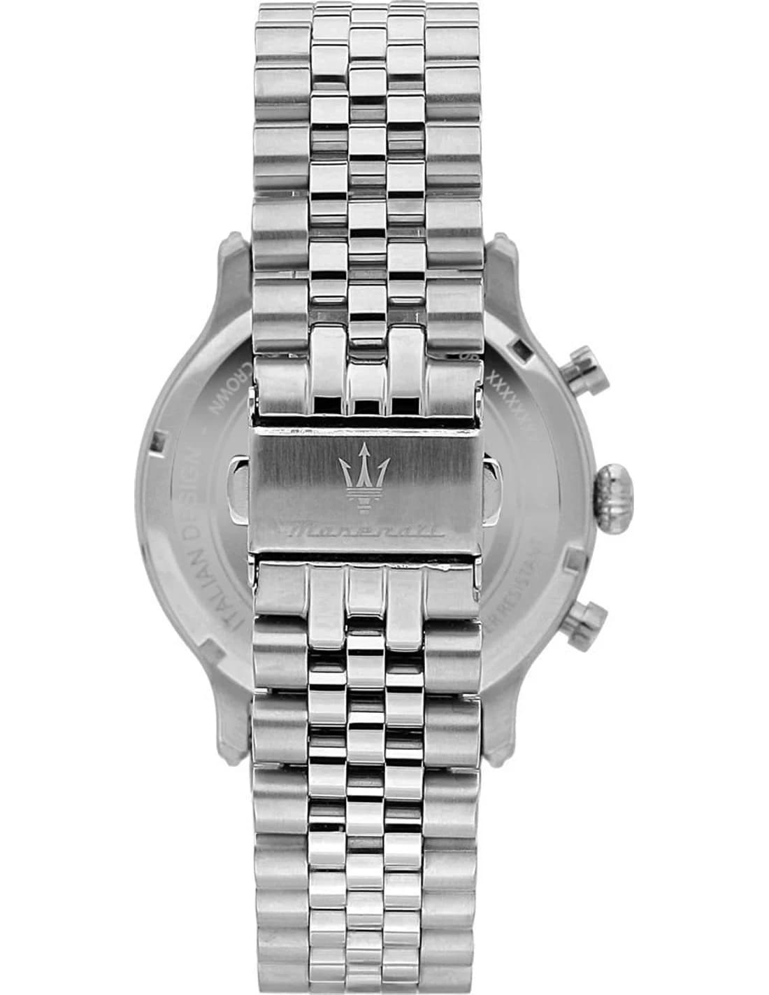 Montre Maserati Epoca R8873618017 homme argentée, acier inoxydable 42mm, quartz 10 ATM vue 2