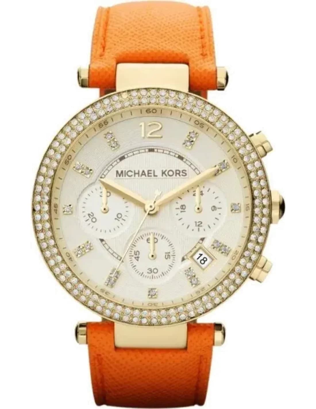 Montre Femme Michael Kors MK2279 Bracelet en cuir orange