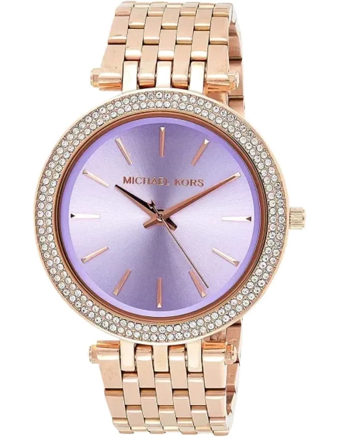 Montre Michael Kors MK3400 Or Rose et Cadran Violet