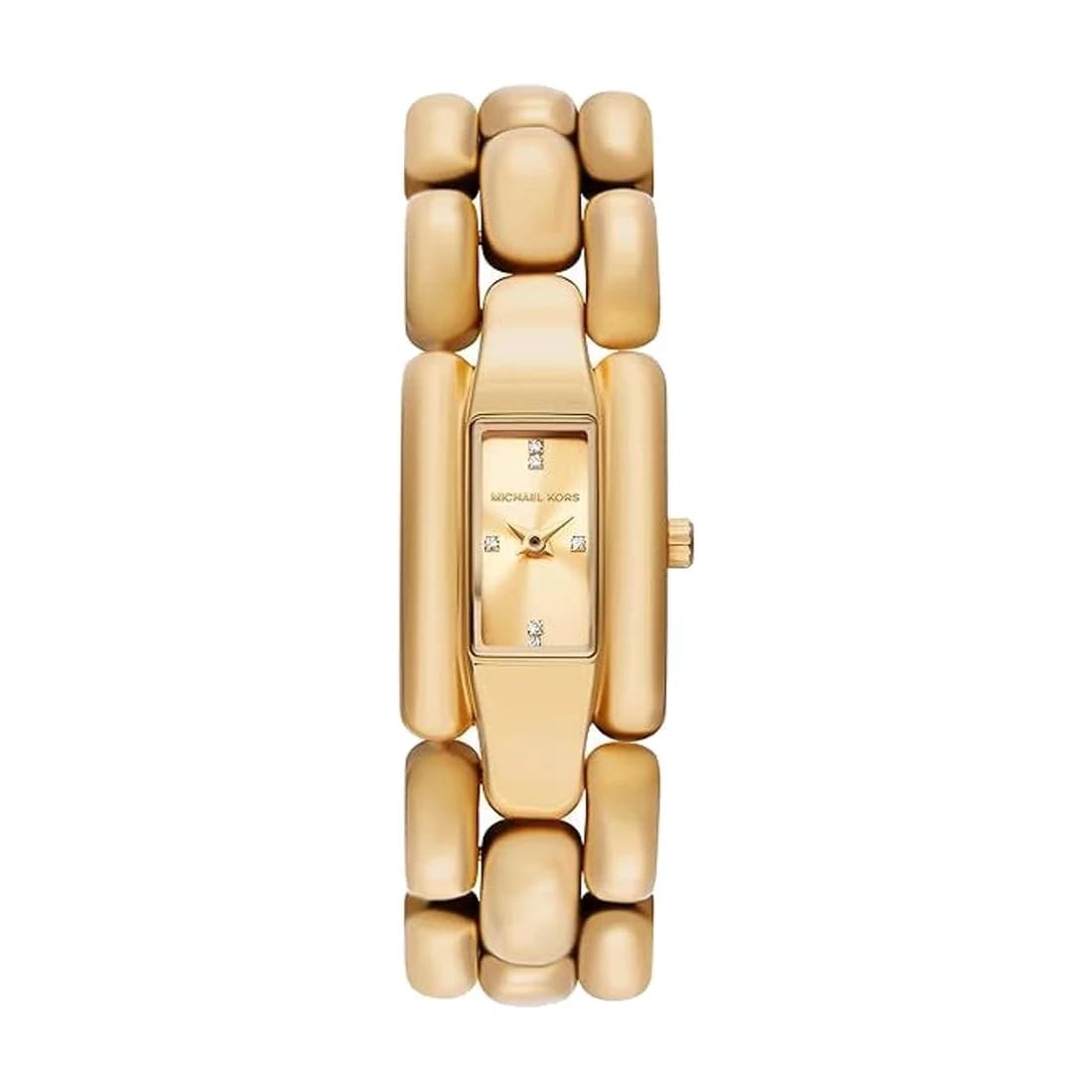 Montre Femme Michael Kors Hally MK4921 dorée bracelet maillons acier