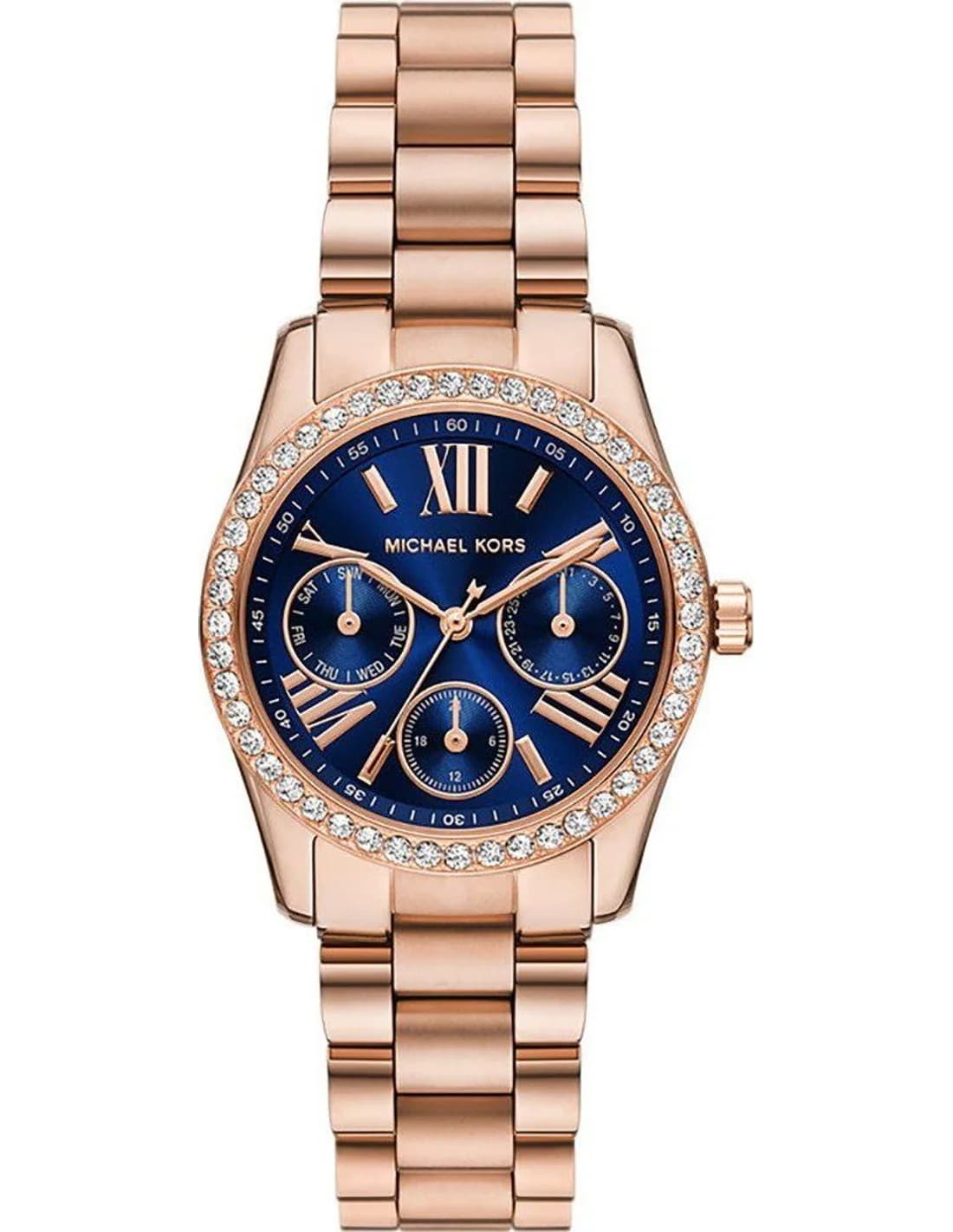 Montre Michael Kors MK4926 femme cadran bleu bracelet acier