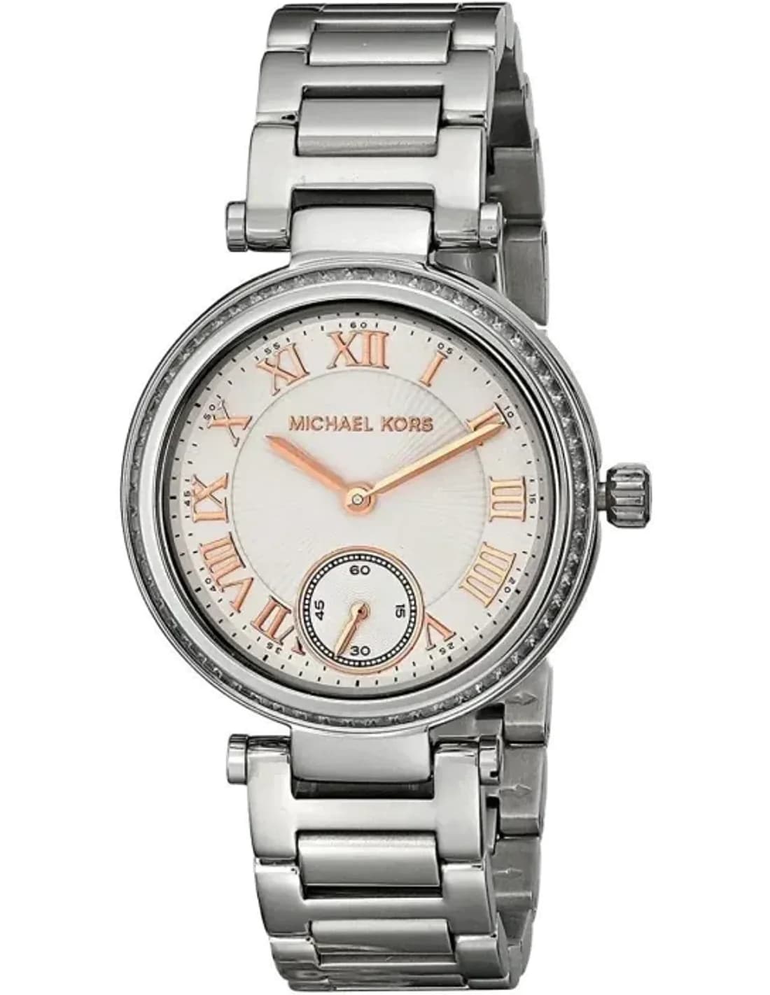 Montre Femme Michael Kors MK5970 en Acier Argenté avec Chiffres Romains