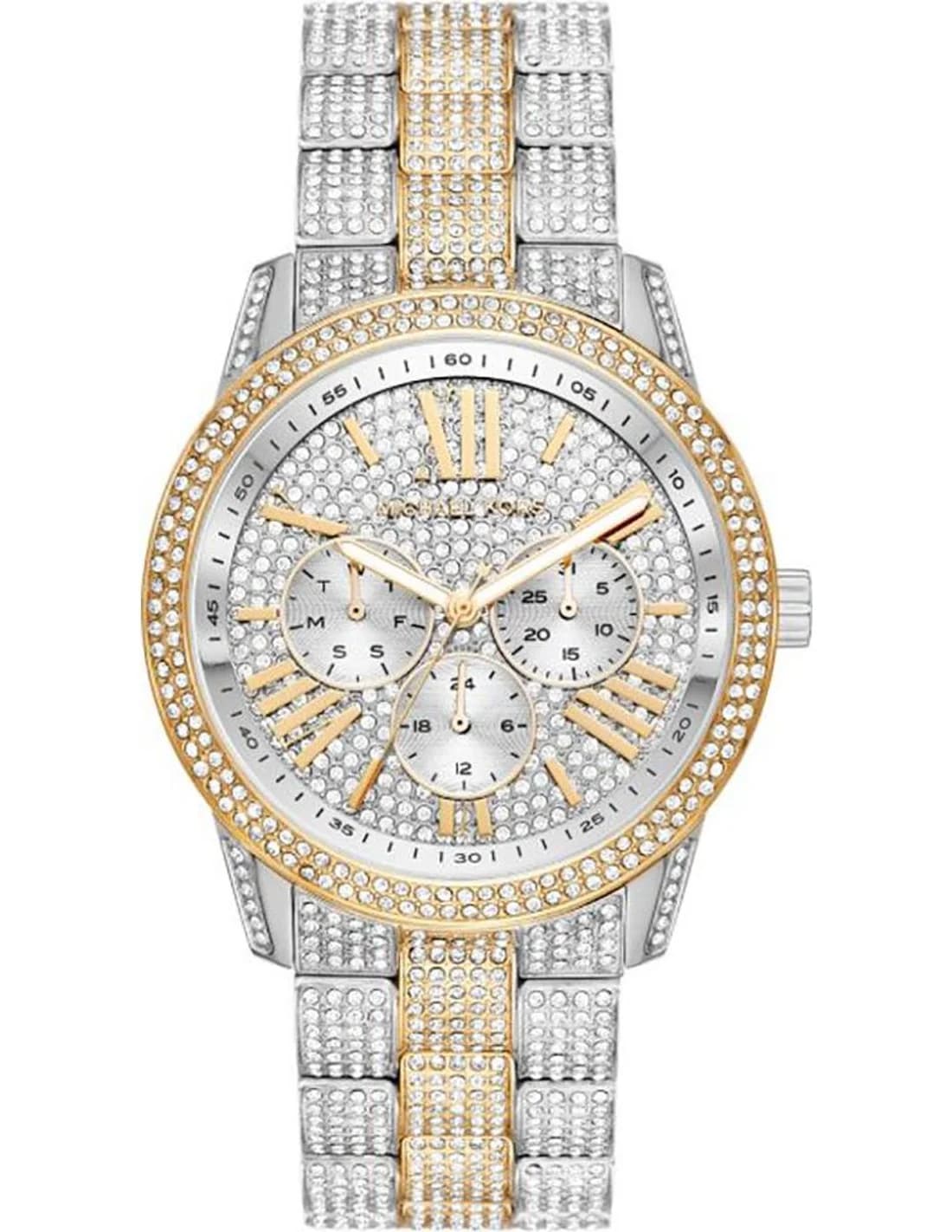 Montre Femme Michael Kors Brynn MK6934 bicolore bracelet maillons acier