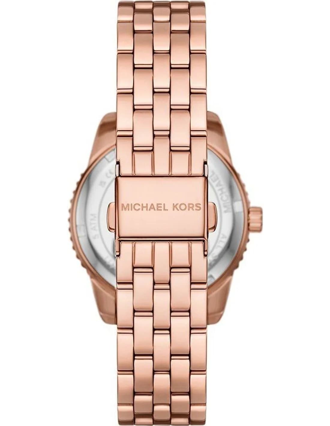 Zoom sur le cadran or rose du Michael Kors MK7541