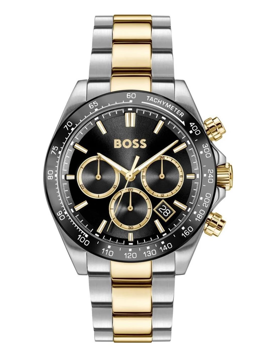 Montre Hugo Boss Hero 2.0 1514269 homme bicolore, acier inoxydable 43mm, quartz 5 ATM