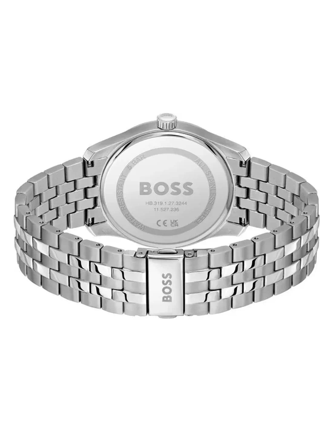 Montre Hugo Boss Principle Master 1514274 homme noire, acier inoxydable 41mm, quartz 5 ATM vue 3