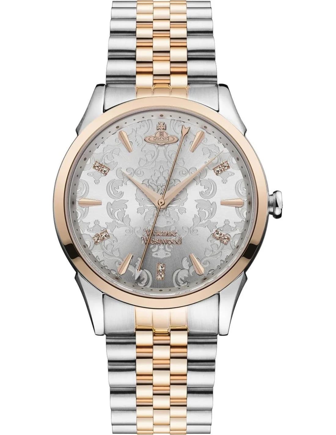 Montre Femme Vivienne Westwood Wallace VV208RSSL cadran argent bracelet acier