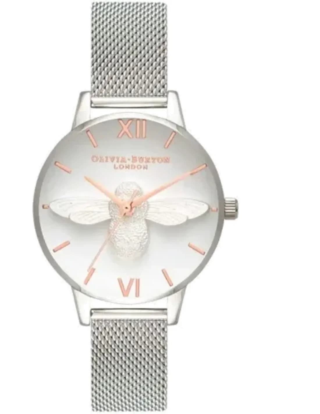 Montre Olivia Burton Abeille 3D OB16AM146 Maille milanaise