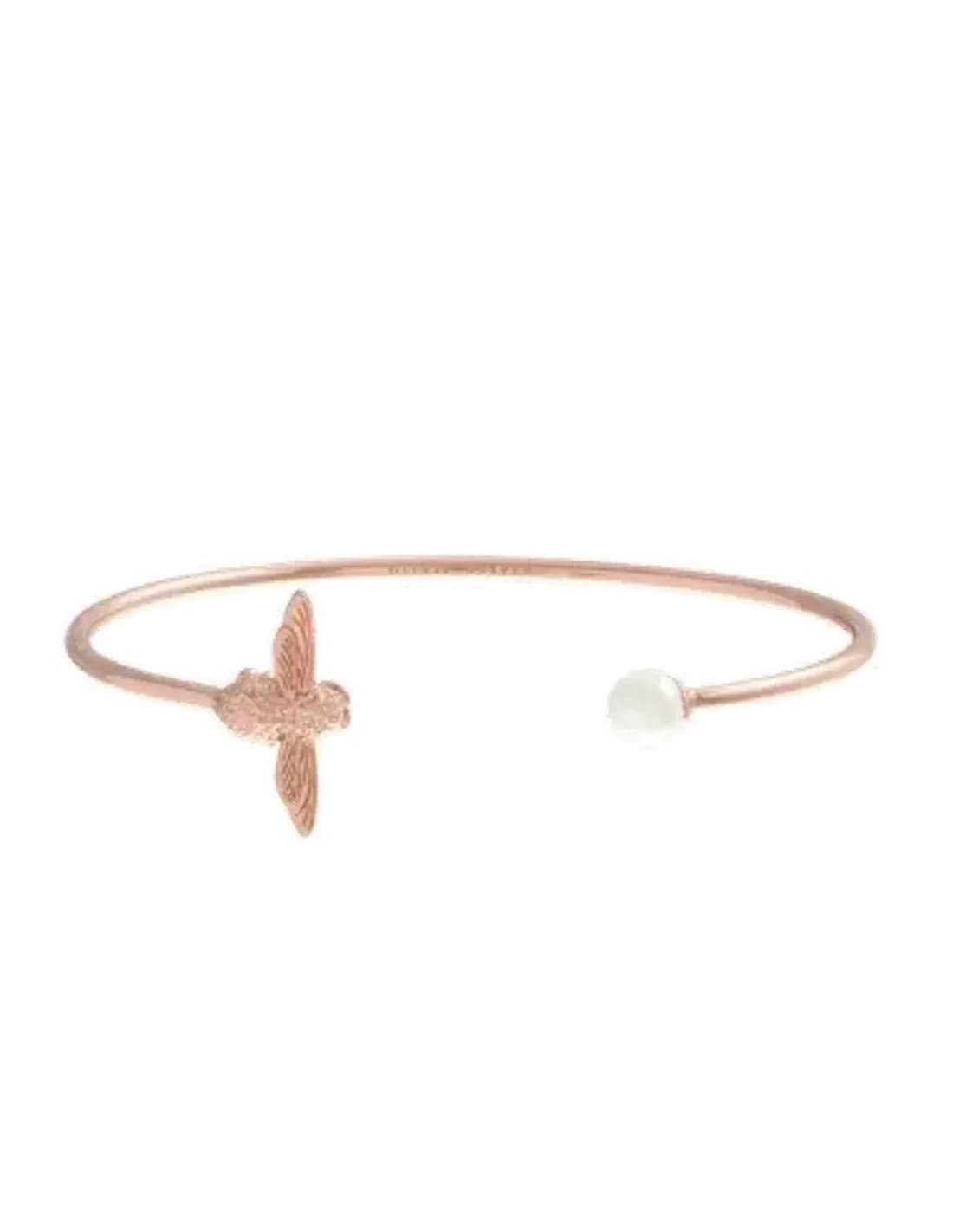 Bracelet Olivia Burton Abeille 3D OBJ16AMB37 Acier or rose