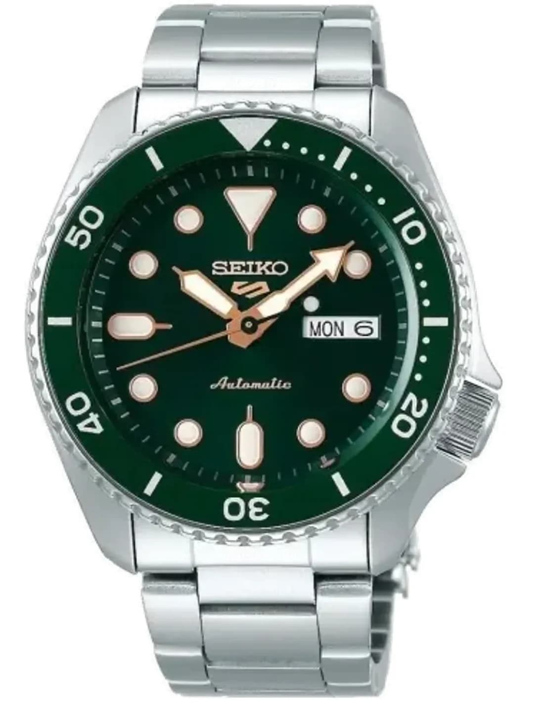 Montre de plongée Seiko 5 automatique SRPD63K1 cadran vert