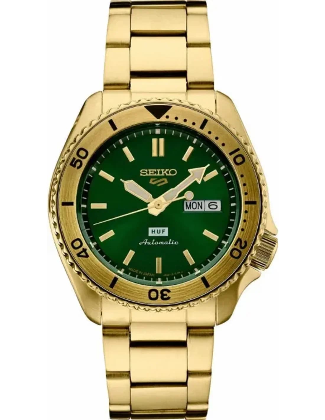 Montre Homme Seiko 5 Sports HUF SRPJ20 automatique cadran vert